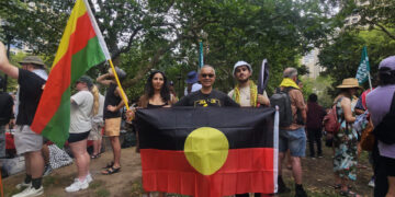 Kurdish community in Sydney supports Invasion Day march