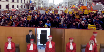 German court blocks funding for far right as protestors rally against extremism