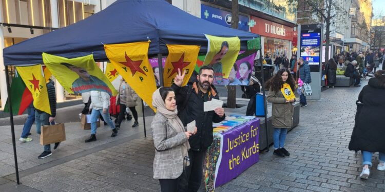 Campaign on the streets of Liverpool for Öcalan’s freedom, political solution to Kurdish question