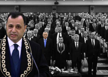 Turkey’s top court chief stresses duty to obey law at ceremony attended by Erdoğan