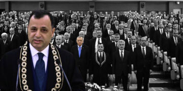 Turkey’s top court chief stresses duty to obey law at ceremony attended by Erdoğan