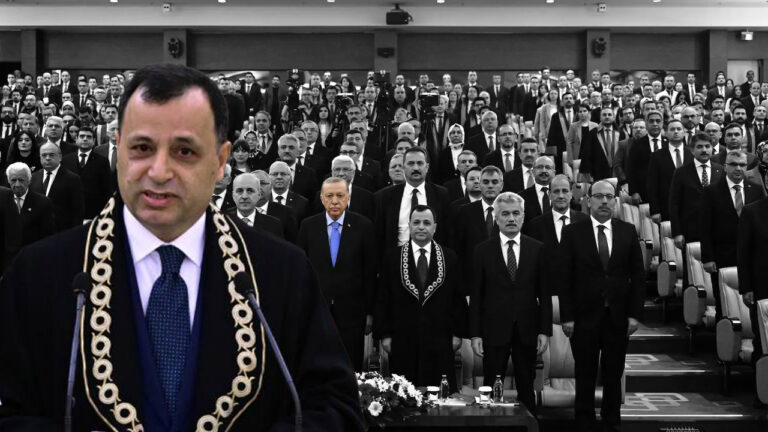 Turkey’s top court chief stresses duty to obey law at ceremony attended by Erdoğan
