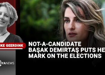 Not-a-candidate Başak Demirtaş puts her mark on the elections
