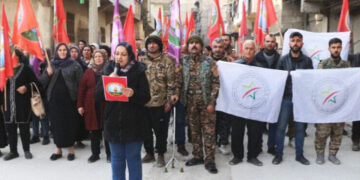Protests erupt across NE Syria following Turkish drone attack on war-wounded rehabilitation centre