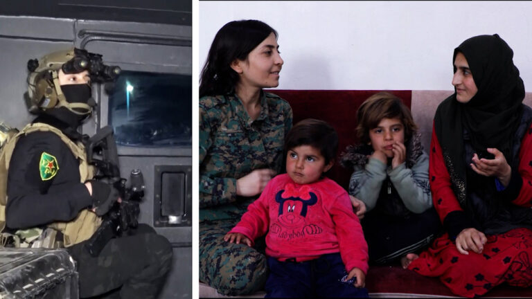 Yazidi woman liberated from ISIS captivity by Syrian Kurdish forces