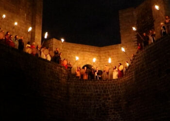 Diyarbakır’s historic fortifications set the stage for Newroz celebrations