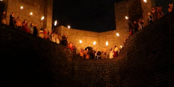 Diyarbakır’s historic fortifications set the stage for Newroz celebrations