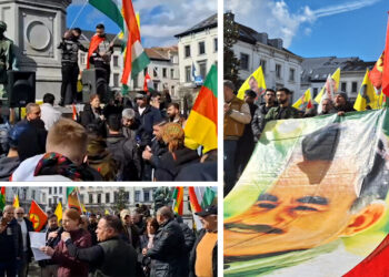 Kurds, allies rally against racist violence in Brussels