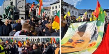 Kurds, allies rally against racist violence in Brussels