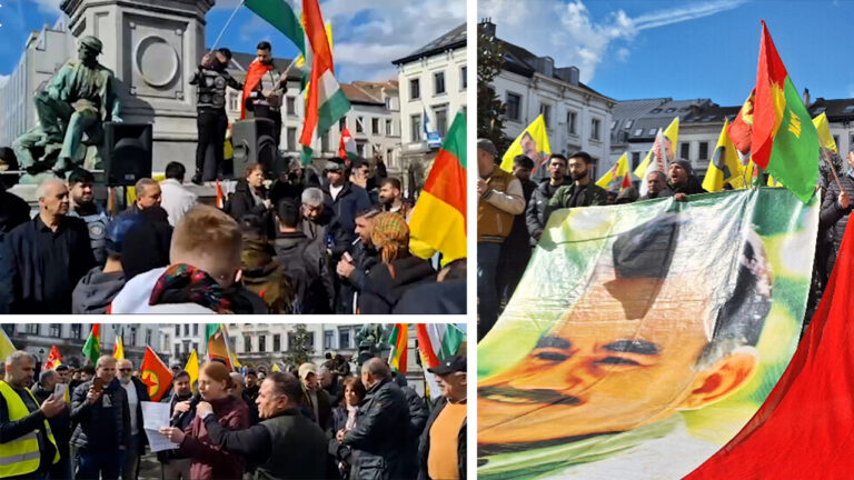 Kurds, allies rally against racist violence in Brussels