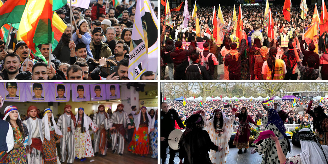 Kurds celebrate Newroz in Europe, demand freedom for Abdullah Öcalan