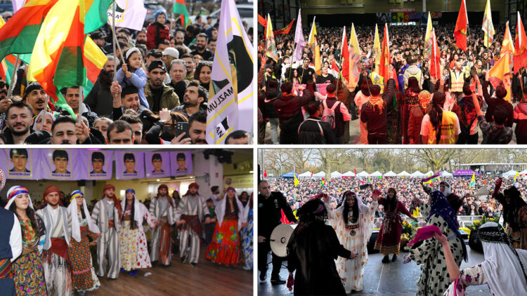 Kurds celebrate Newroz in Europe, demand freedom for Abdullah Öcalan