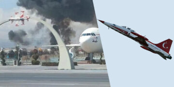 Jet crashes during training exercise in Turkey, killing soldier at crash site