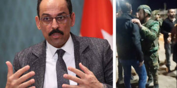 Turkish intelligence chief’s convoy halted by protesters in northern Syria