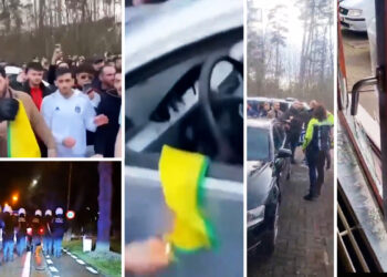 Kurdish families targeted by Turkish racist groups in Belgian city