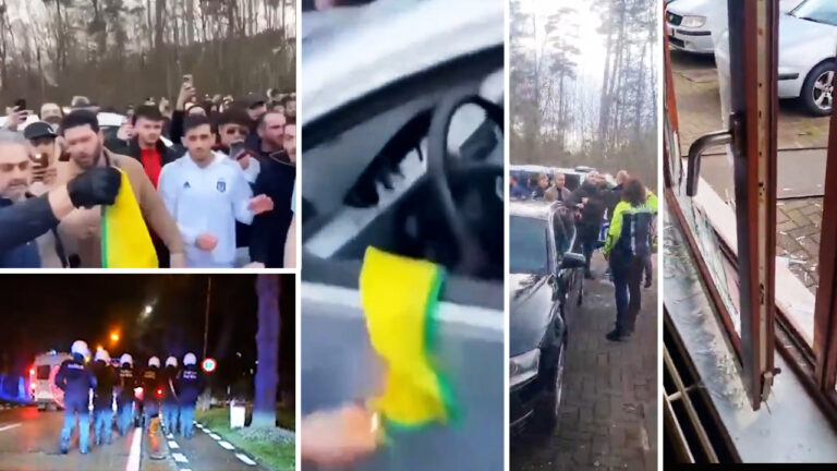 Kurdish families targeted by Turkish racist groups in Belgian city