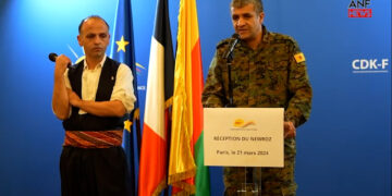 Paris Newroz reception: Kurdish resistance inspires, says former French president