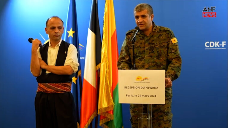 Paris Newroz reception: Kurdish resistance inspires, says former French president