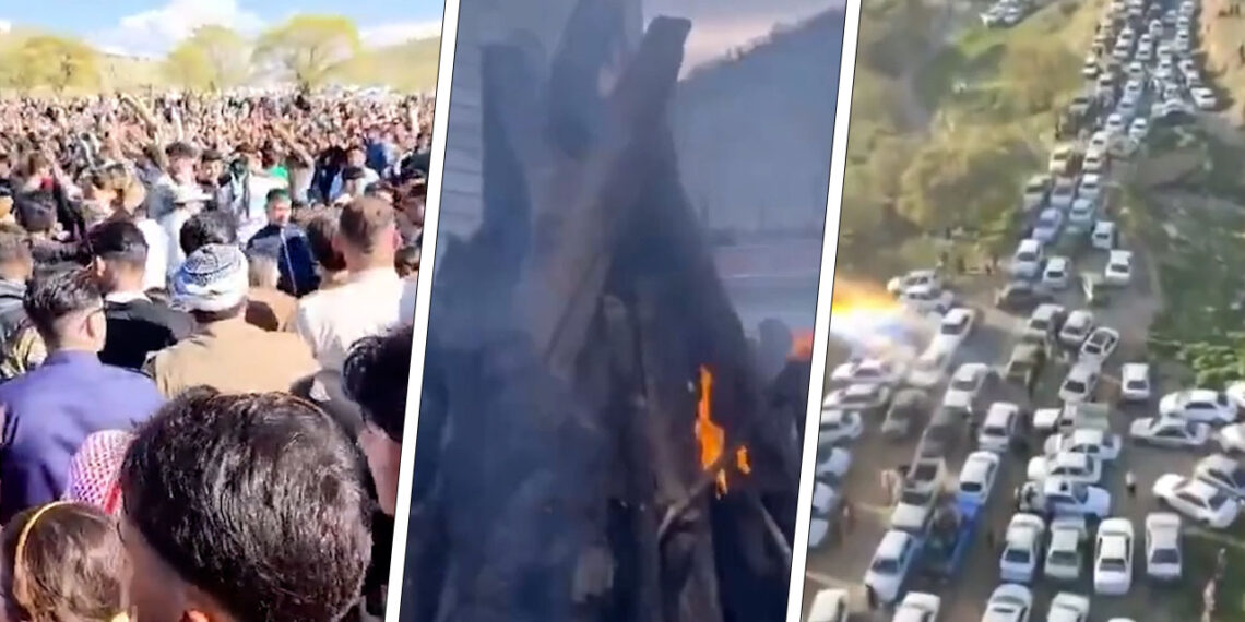 Iranian Kurds defiantly celebrate Newroz across Rojhilat despite arrests, threats