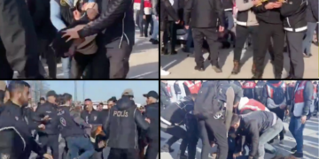 Unprovoked assault by Turkish police on dispersing Newroz attendees mars celebrations in Istanbul