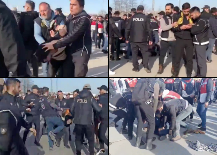 Unprovoked assault by Turkish police on dispersing Newroz attendees mars celebrations in Istanbul