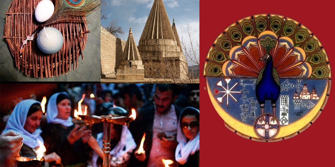 Yazidi community celebrates Çarşema Sor in Kurdish regions across Turkey, Iraq, Syria