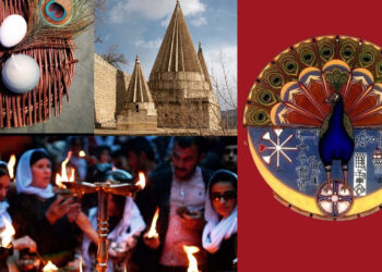 Yazidi community celebrates Çarşema Sor in Kurdish regions across Turkey, Iraq, Syria