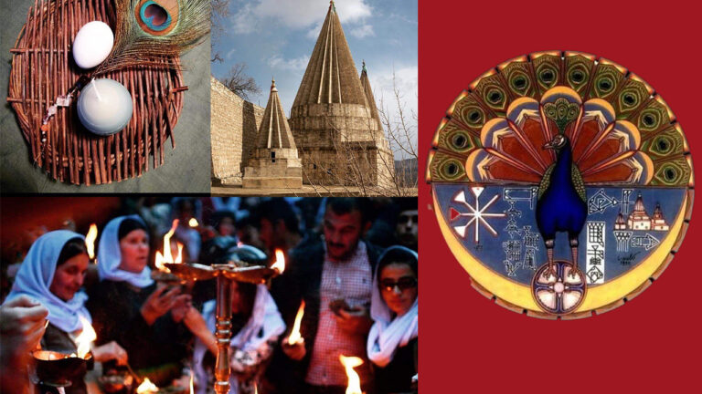 Yazidi community celebrates Çarşema Sor in Kurdish regions across Turkey, Iraq, Syria