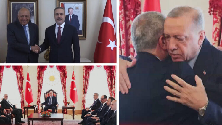 Turkey’s Erdoğan meets Hamas leader