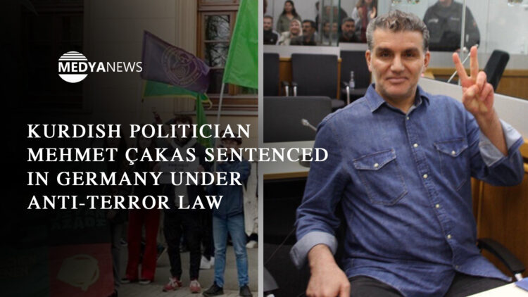 Kurdish politician Mehmet Çakas sentenced in Germany under anti-terror law