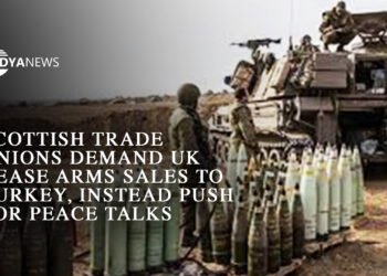 Scottish trade unions demand UK cease arms sales to Turkey, push for peace talks
