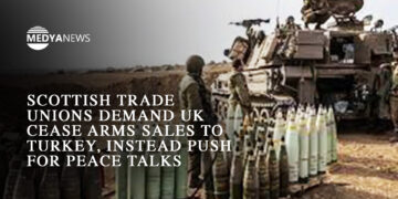Scottish trade unions demand UK cease arms sales to Turkey, push for peace talks