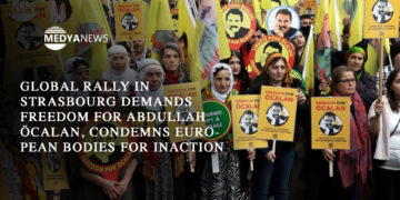 Global rally in Strasbourg demands freedom for Abdullah Öcalan, condemns European bodies for inaction