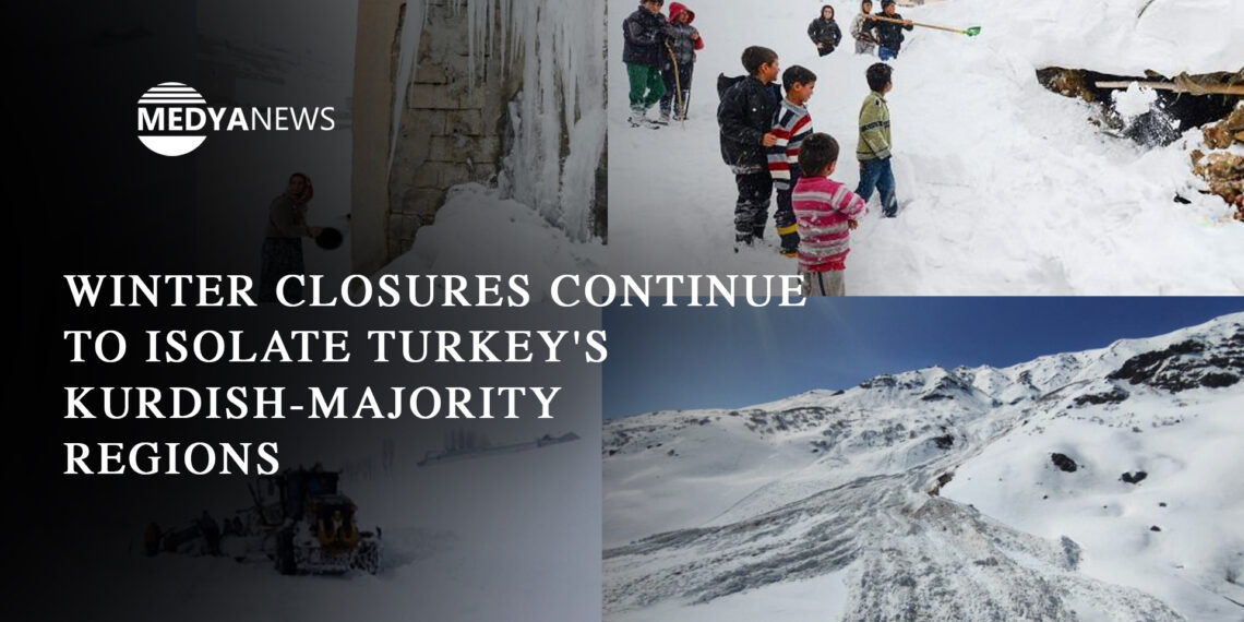 Winter closures continue to isolate Turkey’s Kurdish-majority regions