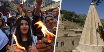 Yazidi community returns to ancestral lands for New Year celebrations