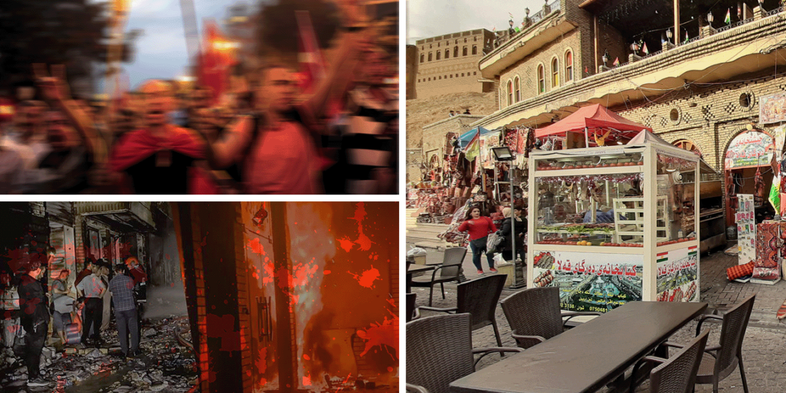 Turkish group claims major arson attack on Erbil’s Qaysari Bazaar