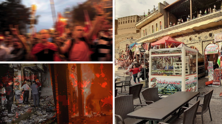 Turkish group claims major arson attack on Erbil’s Qaysari Bazaar
