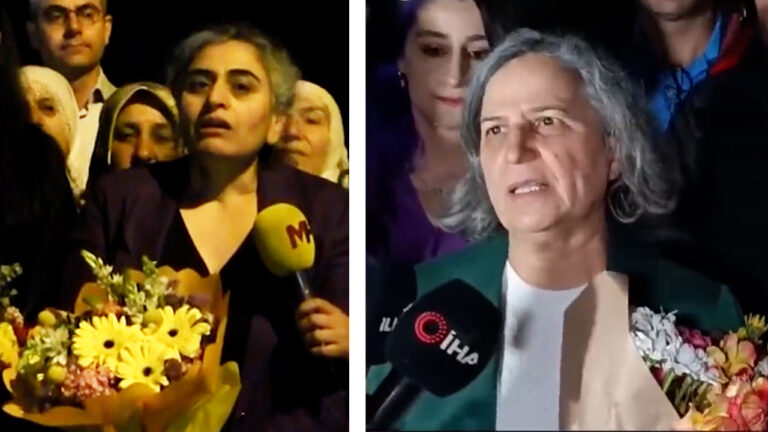 Kurdish political prisoners released from Turkish women’s prison vow to continue their fight