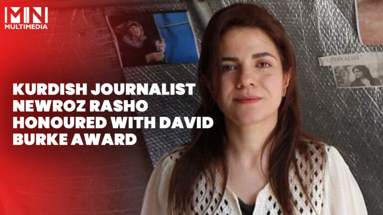 Kurdish journalist Newroz Rasho honoured with David Burke Award