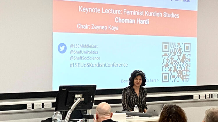 Choman Hardi urges solidarity with Middle Eastern women at Kurdish Studies Conference