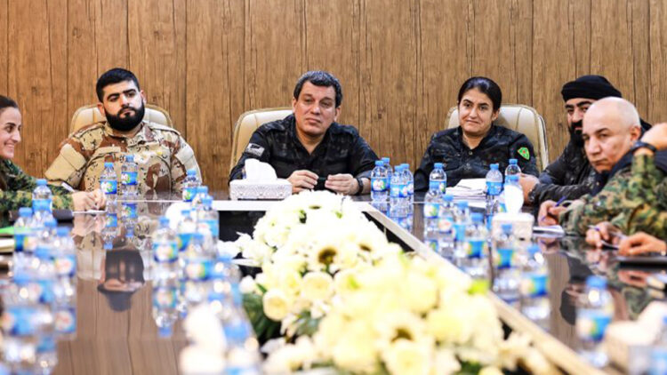 Syrian Democratic Forces military council discusses the escalating threat of Turkish aggression