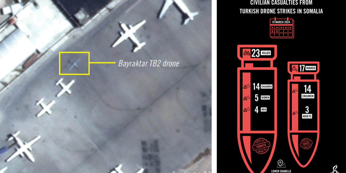 Turkish drones used in Somalian civilian massacre: Amnesty
