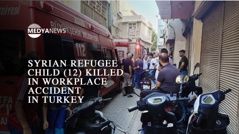 Syrian refugee child (12) killed in workplace accident in Turkey