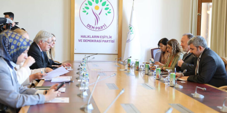 Council of Europe delegation to Turkey discusses human rights with Kurdish MPs