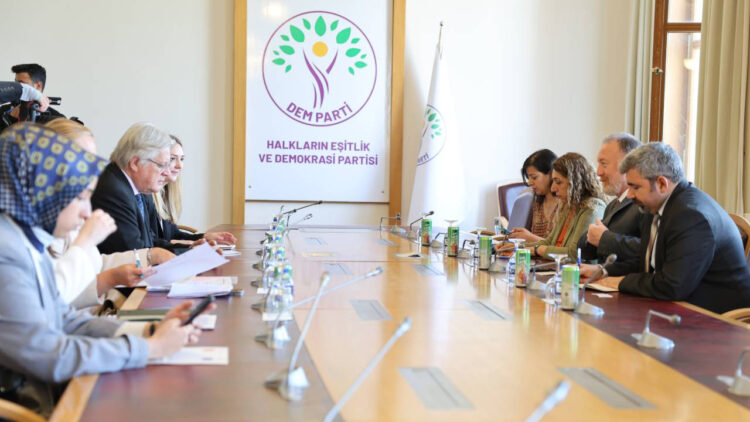 Council of Europe delegation to Turkey discusses human rights with Kurdish MPs
