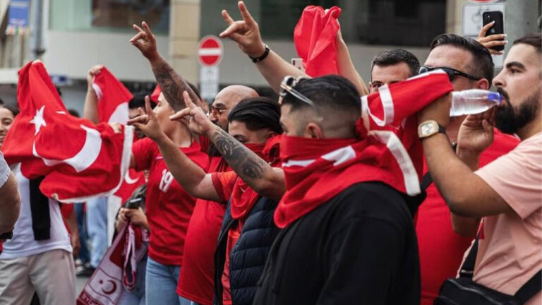 European Championships provide stage for Turkish fascists