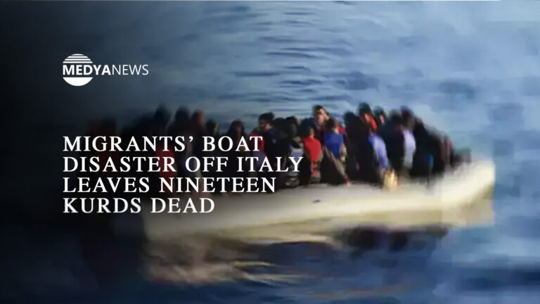 Migrants’ boat disaster off Italy leaves nineteen Kurds dead