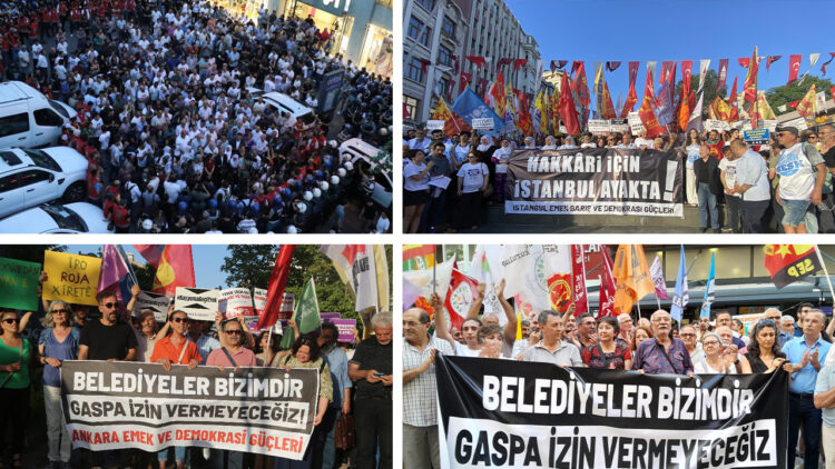 Turkey-wide protests ramp up against state trustee policy, ousting elected mayors