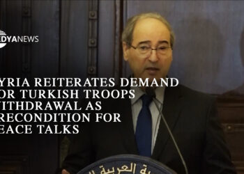 Syria reiterates demand for Turkish troops withdrawal as precondition for peace talks