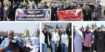 Hundreds protest against arrest of Colemêrg’s co-mayor and appointment of state trustee